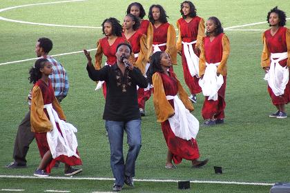 Songs & dance, ceremony of 17th Independence Day - Asmara Stadium.