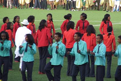 Songs & dance, ceremony of 17th Independence Day - Asmara Stadium.