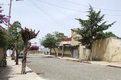 Street scenery - Gheza Banda Asmara Eritrea.