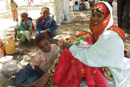 Picnic with an Eritrean family, Festival of Mariam Dearit - Keren Eritrea.