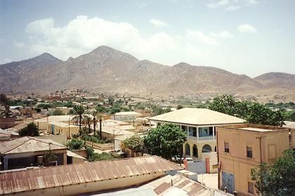 View over Keren (from the roof of the Keren hotel) - Keren Eritrea.