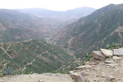 View from the trail to Argolo - Shegerni Eritrea.
