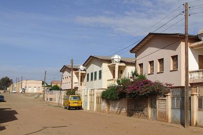 Recently built residential buildings - Mai Temenai Asmara Eritrea.