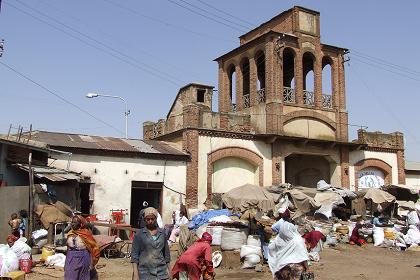 Entrance - Medeber markets Asmara Eritrea.