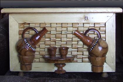 Piece of furniture for traditional coffee ceremony - Asmara Eritrea.