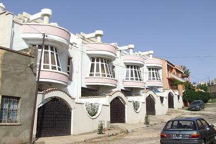 Recently built residential buildings - Tab'ah Asmara Eritrea.