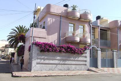 Recently built residential building - Tab'ah Asmara Eritrea.