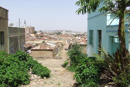 View on Geza Kanisha - Deposito Asmara Eritrea.