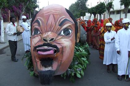 Ethiopia's Prime Minister Meles Zenawi - Community Parade Asmara.