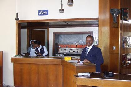 Bar of the Embasoira Hotel - Asmara Eritrea.