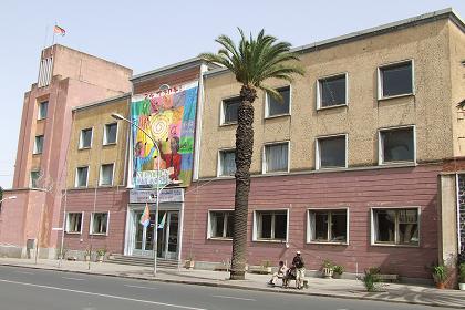 Decorated Ministry of Education - Harnet Avenue Asmara Eritrea.