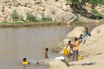 Small lake near Ciuf Ciufit - Keren Eritrea.