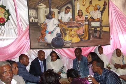 Lunch at the wedding of Berhe and Lemlem - Asmara Eritrea.