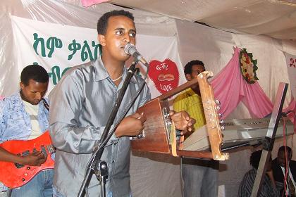 Live music at the wedding of Berhe and Lemlem - Asmara Eritrea.