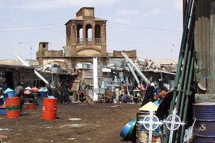 Local scenery, Medeber market - Asmara Eritrea.