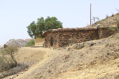 Traditional houses - Tselot Tahtai (lower Tselot) Eritrea.