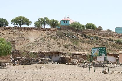 Traditional houses Tselot Lalay (Upper Tselot) - Tselot Eritrea.