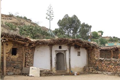 Traditional houses Tselot Lalay (Upper Tselot) - Tselot Eritrea.