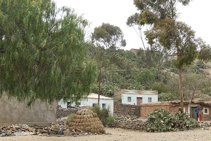 Traditional houses Tselot Lalay (Upper Tselot) - Tselot Eritrea.