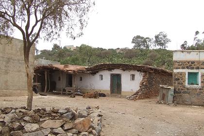 Traditional houses Tselot Lalay (Upper Tselot) - Tselot Eritrea.