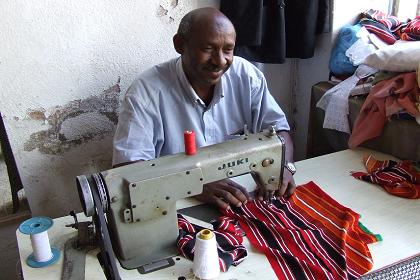 Tailor shop - Asmara Eritrea.