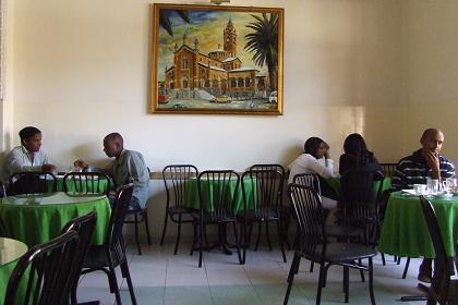 Cathedral Snack bar - Harnet Avenue Asmara Eritrea.