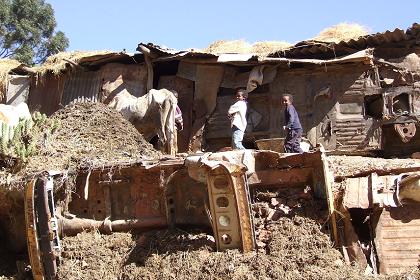 Shanty village - Arbaete Asmara Eritrea.
