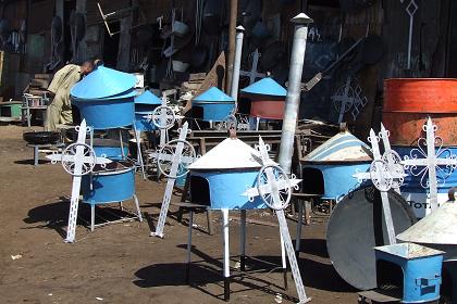 Household utensils and grave ornaments - Medeber Asmara Eritrea.