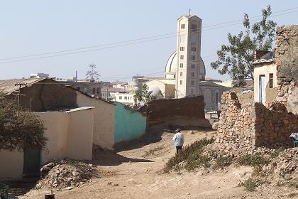 View from the hill - Gheza Behanu Asmara Eritrea.