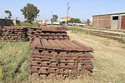 Railway sleepers - Ferrovia Asmara Eritrea.