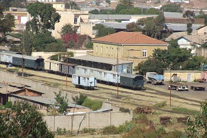 View on the railway station from the Nda Korkos Orthodox Church.