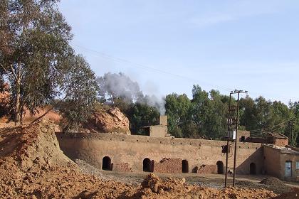 Brick factory - Road to Adi Nefas Eritrea.