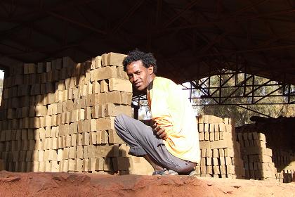 Brick factory - Road to Adi Nefas Eritrea.