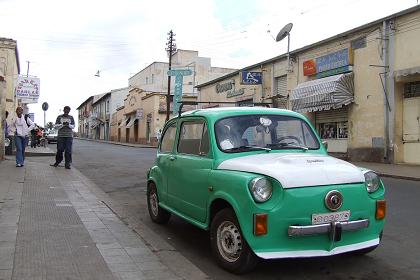 Pimped Fiat old-timer - Adi Hawesha Street Asmara Eritrea.