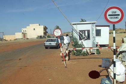 Immigrations checkpoint - Road from Asmara to Keren Eritrea.