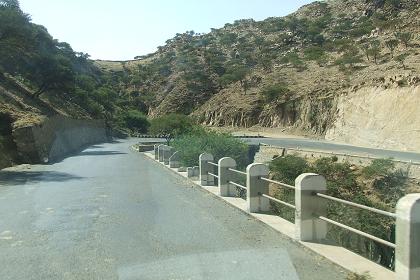 Hairpin curves - Road from Asmara to Keren Eritrea.