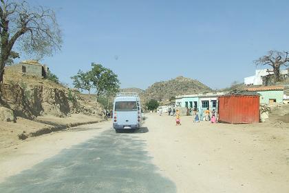 Village - Road from Asmara to Keren Eritrea.