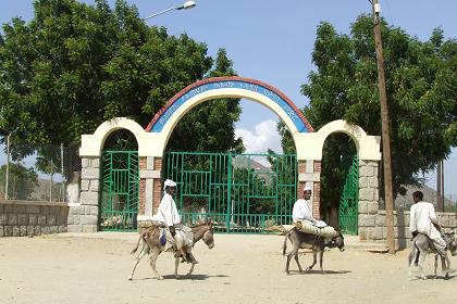 Entrance to the Mariam Dearit compound - Keren Eritrea.