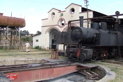 Steam depot - Railway station Asmara Eritrea.