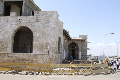 Restoration in progress - Batse Island Massawa Eritrea.