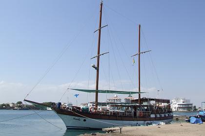 Sailing vessel "Marla" - Batse Island Massawa Eritrea.