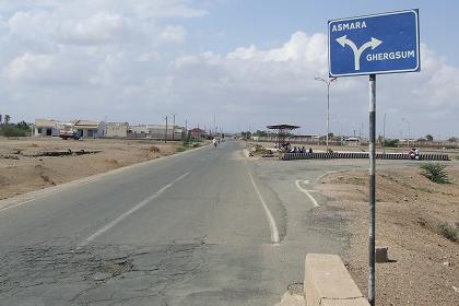 Exit to Gurgusum beaches - Massawa Eritrea.