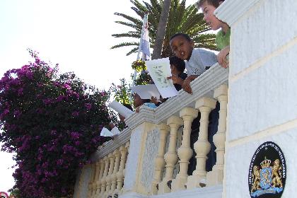 Waiting for Saint Nicolas - Residence of the ambassador of The Netherlands - Asmara Eritrea.