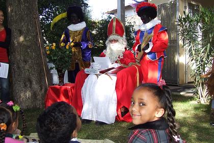 Saint Nicolas feast at the residence of the ambassador of The Netherlands - Asmara Eritrea.