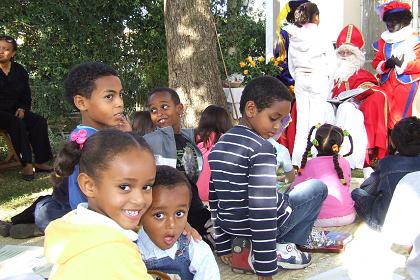 Saint Nicolas feast at the residence of the ambassador of The Netherlands - Asmara Eritrea.