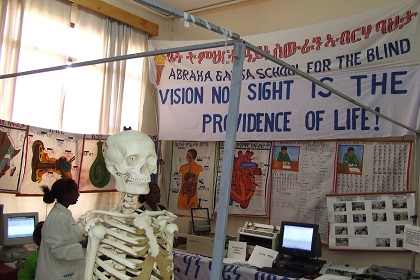 Abraha Bahta School for the Blind and Eritrean National Association of the Blind - Exhibition of the Eritrean Ministry of Labor and Human Welfare - Asmara Expo.