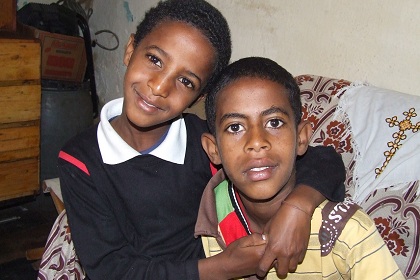 Two of my nephews - Sembel Asmara Eritrea.