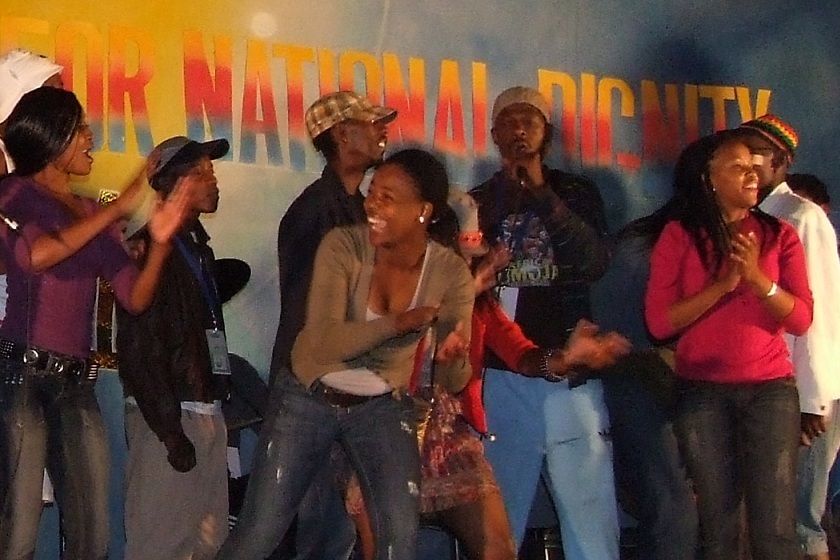 Africa Umoja (South Africa) - City Park stage - Asmara Eritrea.