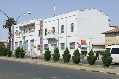 Decorated Eritel Office - Semaetat Avenue Asmara Eritrea.
