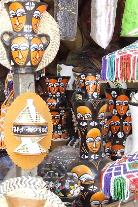 Souvenir stall - Shuq District Asmara Eritrea.